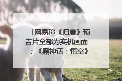 网易称《归唐》预告片全部为实机画面；《黑神话：悟空》公布Xbox版预购视频｜游戏早参