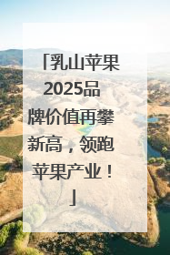 乳山苹果2025品牌价值再攀新高，领跑苹果产业！