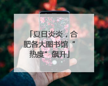 夏日炎炎，合肥各大图书馆“热度”飙升