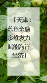 天津：蓝色金融多维发力赋能海洋经济
