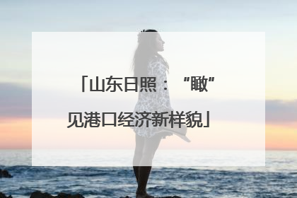 山东日照：“瞰”见港口经济新样貌