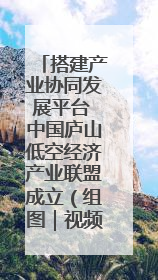 搭建产业协同发展平台 中国庐山低空经济产业联盟成立（组图｜视频）