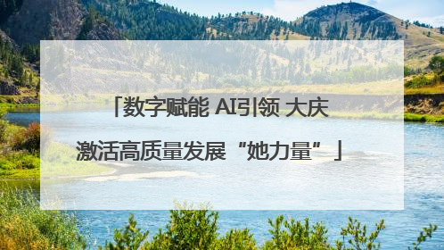 数字赋能 AI引领 大庆激活高质量发展“她力量”
