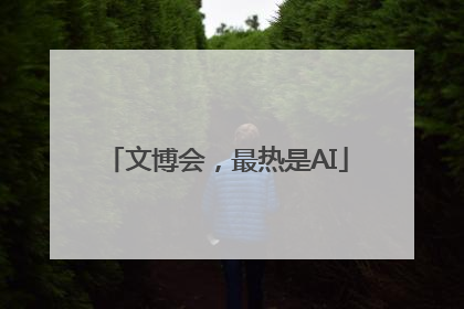 文博会，最热是AI