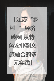 江苏“乡村+”经济破圈 从特色农业到文旅融合的多元实践