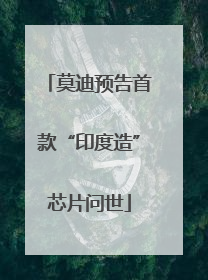 莫迪预告首款“印度造”芯片问世