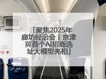 聚焦2025年廊坊经洽会丨京津冀首个AI招商选址大模型亮相