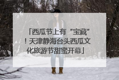 西瓜节上有“宝藏”！天津静海台头西瓜文化旅游节甜蜜开幕