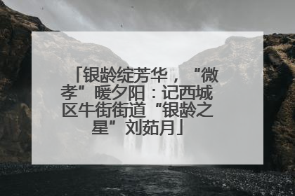 银龄绽芳华，“微孝”暖夕阳：记西城区牛街街道“银龄之星”刘茹月