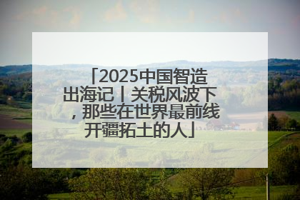 2025中国智造出海记丨关税风波下，那些在世界最前线开疆拓土的人
