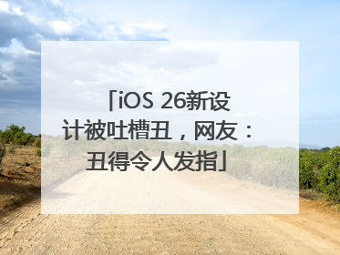 iOS 26新设计被吐槽丑，网友：丑得令人发指
